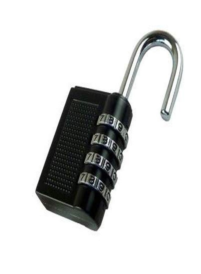 Hetkrishi Combination Lock 4 Digit Bag Lock Number Lock for Bag Luggage Door Gate Tool Box Padlock 4-Digit Safe Pin Password Zinc Alloy Hand Bag Shape Number Combination Lock, 1 - Piece | Silver - Image 5